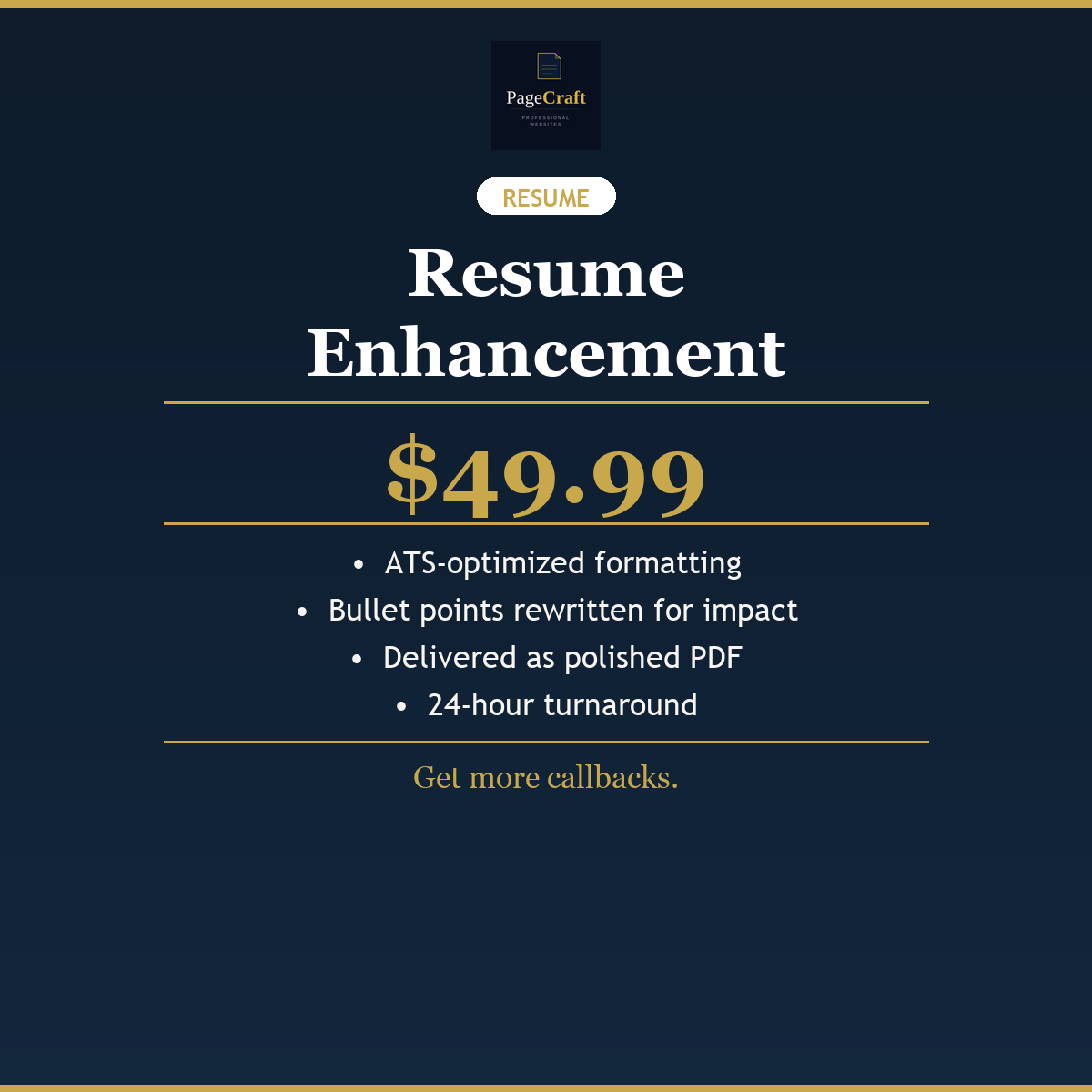 Resume Enhancement
