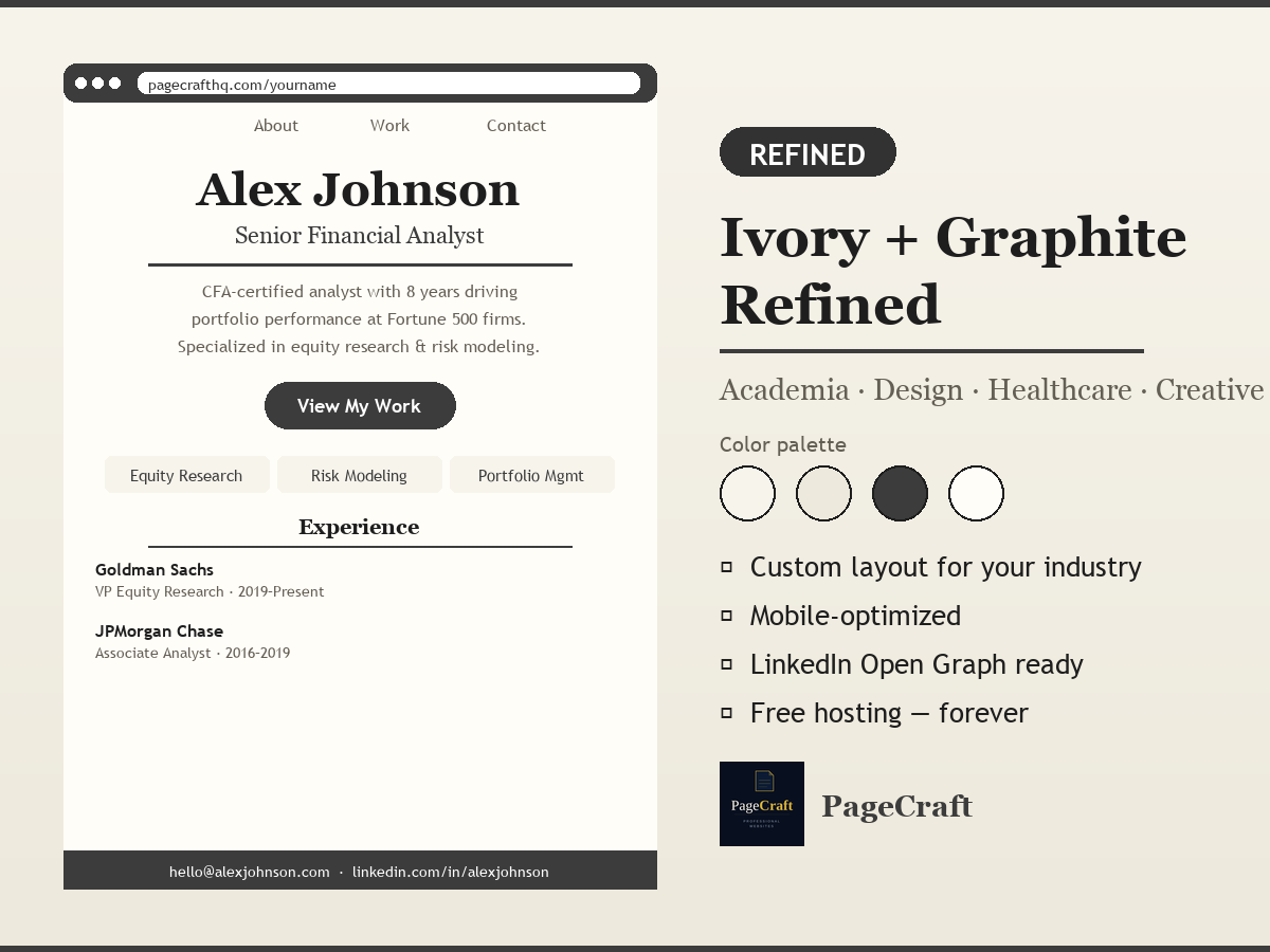 Website + Resume Enhancement